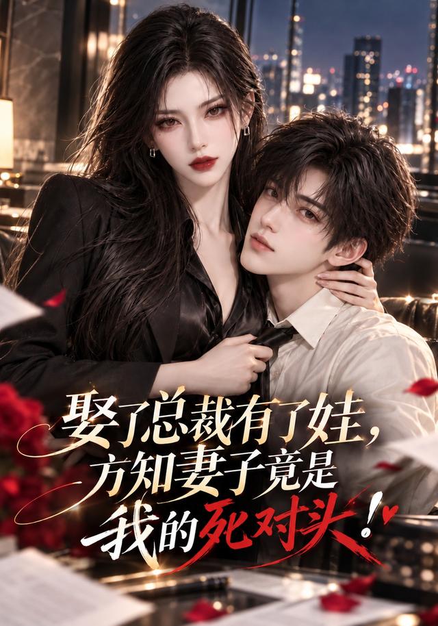 娶了总裁有了娃，方知妻子竟是我的死对头！封面